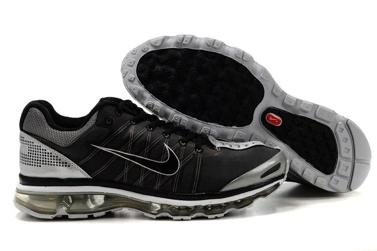 Mens Nike Air Max 2009 Black Grey Shoes